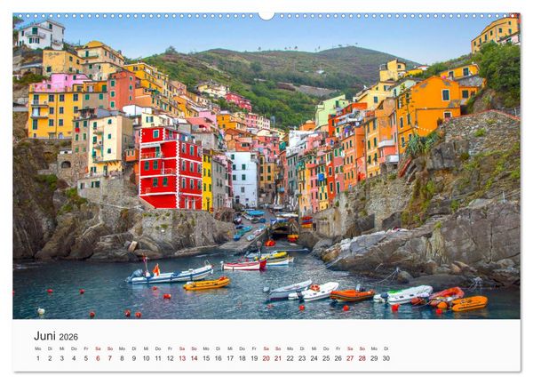 Produktbild: Die sch&ouml;nsten Orte in Italien. (Wandkalender 2026 DIN A2 quer), CALVENDO Monatskalender