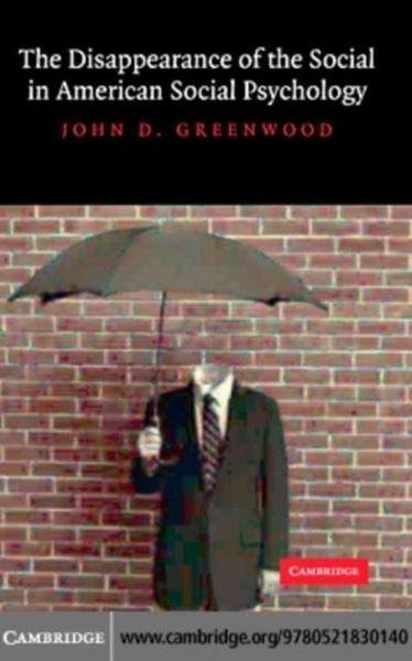 Produktbild: Disappearance of the Social in American Social Psychology