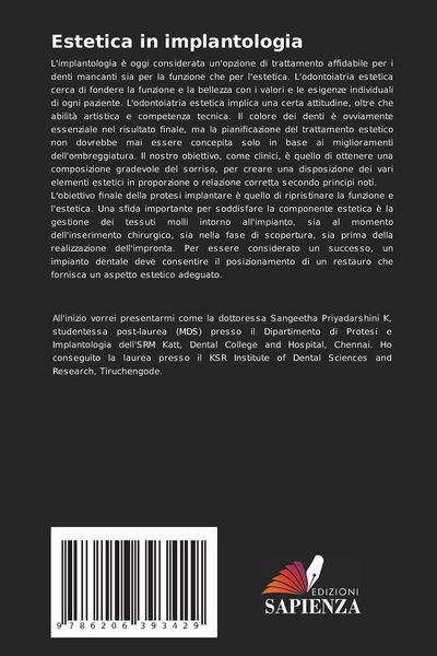 Produktbild: Estetica in implantologia