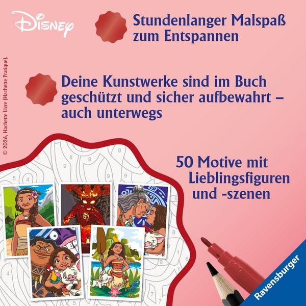 Produktbild: Disney Malen nach Zahlen - Vaiana