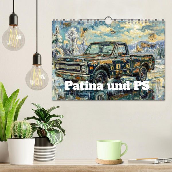 Produktbild: Patina und PS (Wandkalender 2027 DIN A4 quer), CALVENDO Monatskalender