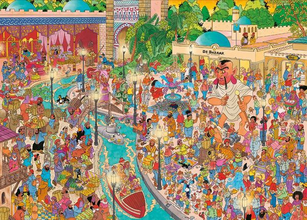 Produktbild: Jumbo 1110100038 - Jan van Haasteren, Efteling, Fata Morgana, Comic-Puzzle, 1000 Teile
