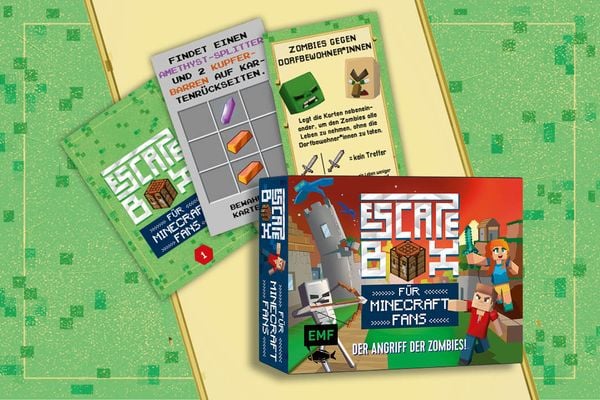 Produktbild: Die Escape-Box für Minecraft-Fans: Der Angriff der Zombies!