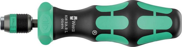 Produktbild: Wera 838 RA-R L Werkstatt Ratschen-Schraubendreher 1/4\" (6.3 mm) DIN ISO 1173