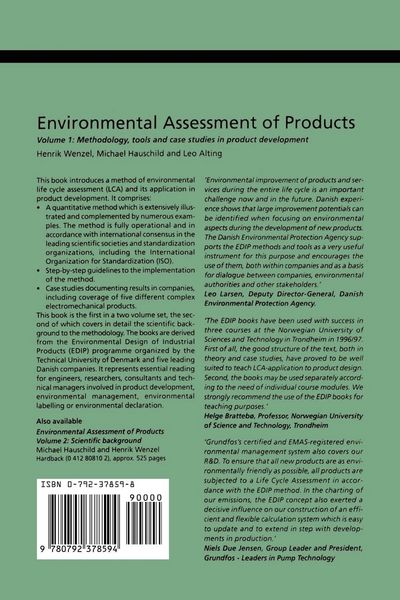 Produktbild: Environmental Assessment of Products