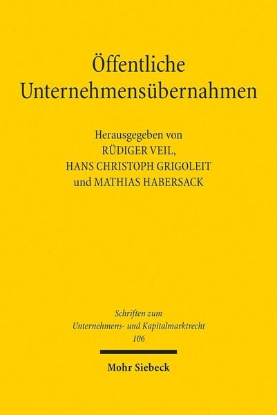 Produktbild: &Ouml;ffentliche Unternehmens&uuml;bernahmen