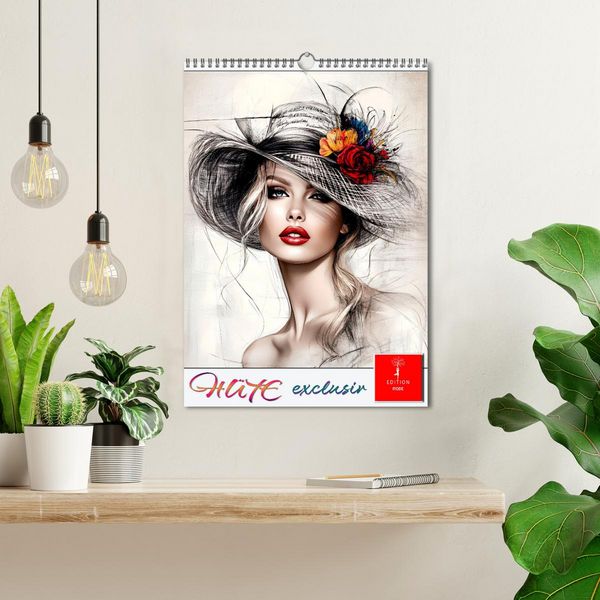 Produktbild: H&uuml;te exclusiv (Wandkalender 2026 DIN A3 hoch), CALVENDO Monatskalender