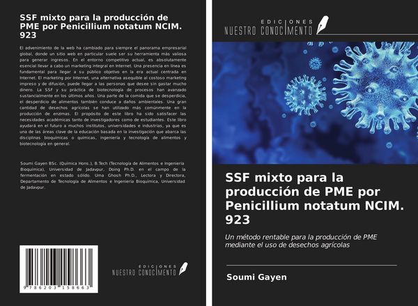 Produktbild: SSF mixto para la producci&oacute;n de PME por Penicillium notatum NCIM. 923