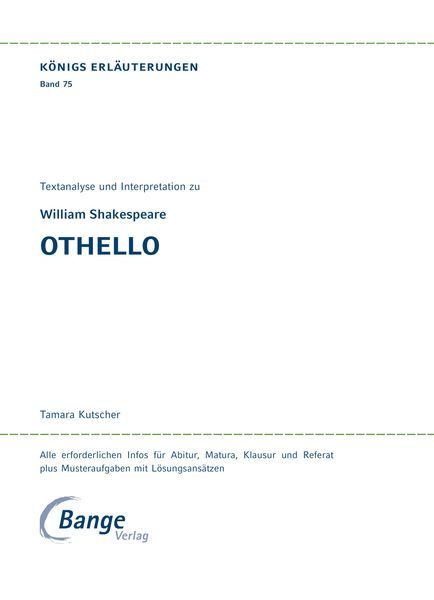 Produktbild: Othello von William Shakespeare.