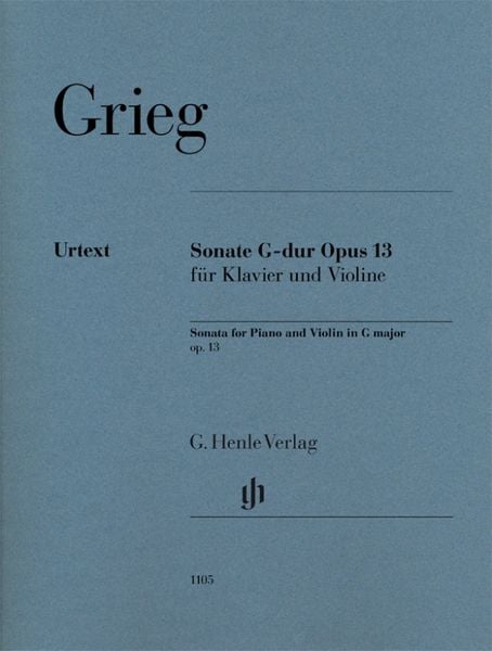 Produktbild: Edvard Grieg - Violinsonate G-dur op. 13