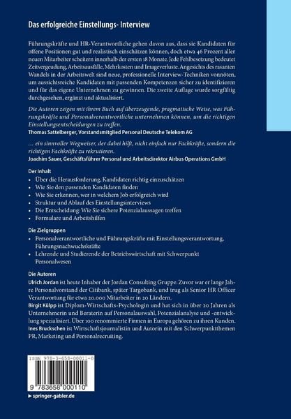 Produktbild: Das erfolgreiche Einstellungs-Interview