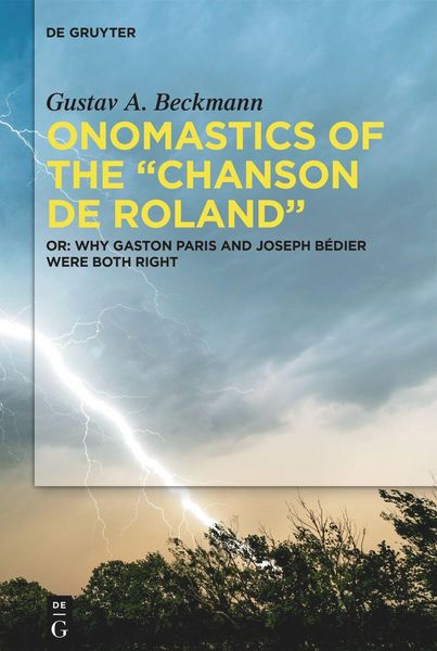 Produktbild: Onomastics of the "Chanson de Roland"
