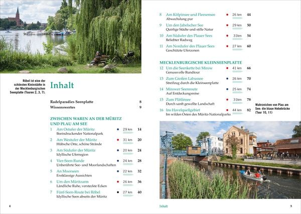 Radtouren am Wasser Mecklenburgische Seenplatte