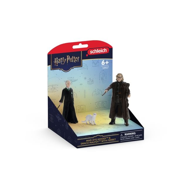 Produktbild: schleich&reg; Wizarding World Harry Potter Mad Eye Moody & Draco Malfoy mit Frettchen