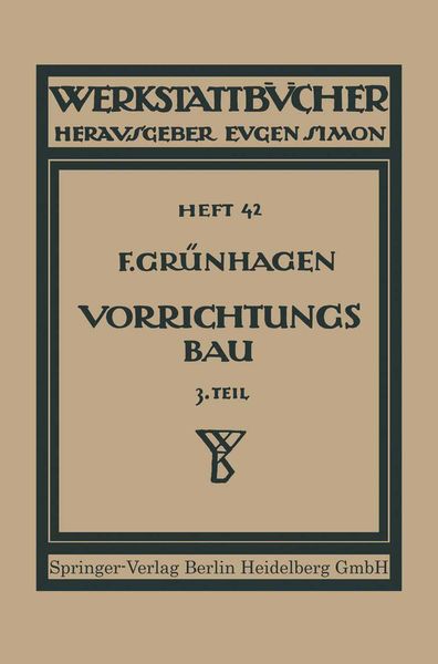 Produktbild: Der Vorrichtungsbau