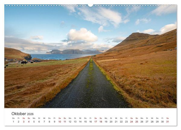 Produktbild: F&Auml;R&Ouml;ER INSELN - Herbstlichter (Wandkalender 2026 DIN A2 quer), CALVENDO Monatskalender
