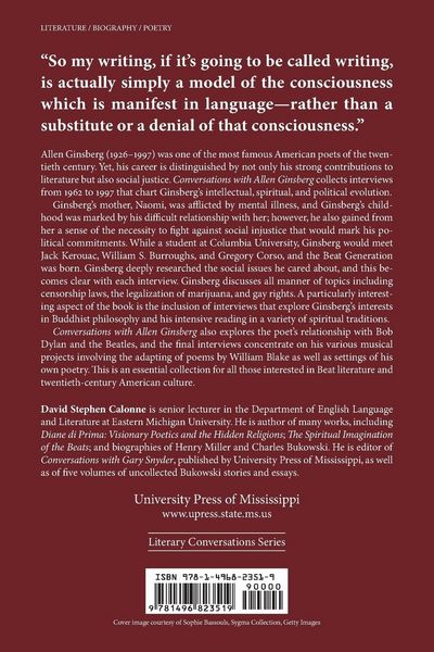 Produktbild: Conversations with Allen Ginsberg