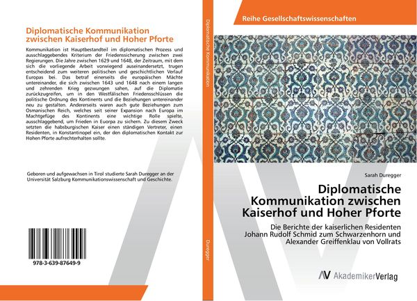 Produktbild: Diplomatische Kommunikation zwischen Kaiserhof und Hoher Pforte