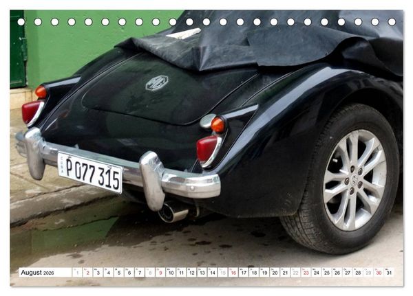 Produktbild: Englische Roadster - Oldtimer Schmuckst&uuml;cke der F&uuml;nfziger Jahre (Tischkalender 2026 DIN A5 quer), CALVENDO Monatskalender