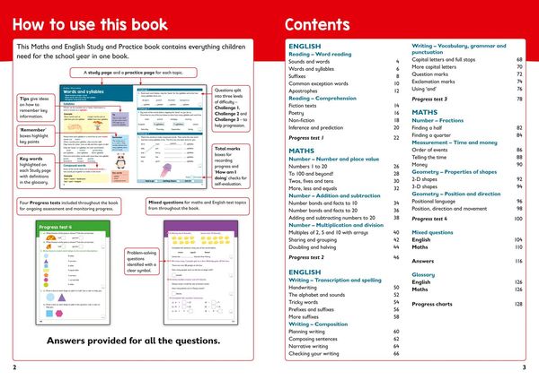 Produktbild: Year 1 Maths and English KS1 Targeted Study & Practice Book