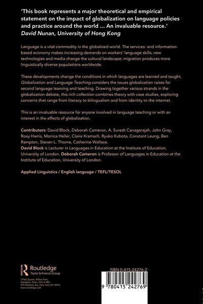Produktbild: Globalization and Language Teaching