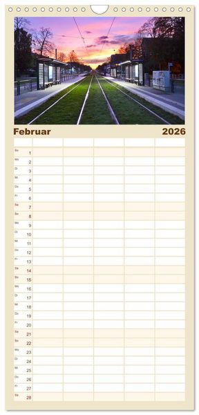 Produktbild: Familienplaner 2026 - Kassel - Morgenlicht mit 5 Spalten (Wandkalender, 21 x 45 cm) CALVENDO