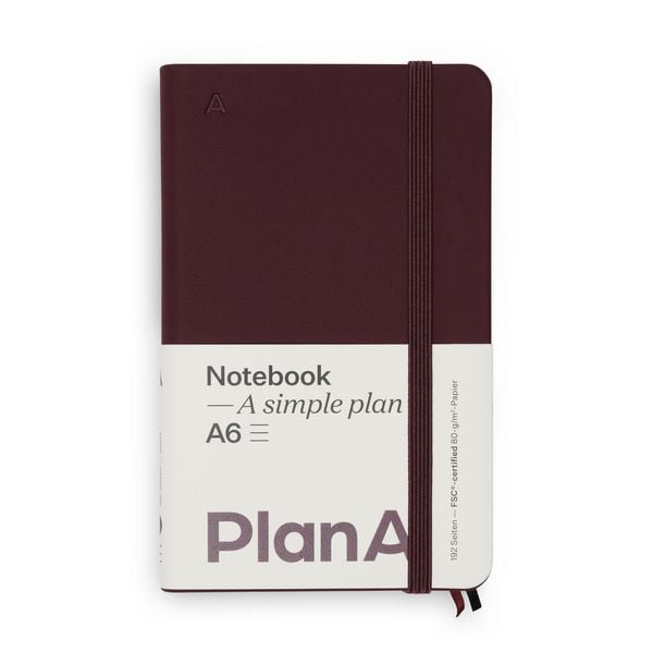 Produktbild: Notizbuch A6 Hardcover Cozy Fig Liniert, 192 Seiten