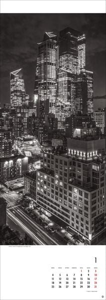 Produktbild: New York Vertical Kalender 2027