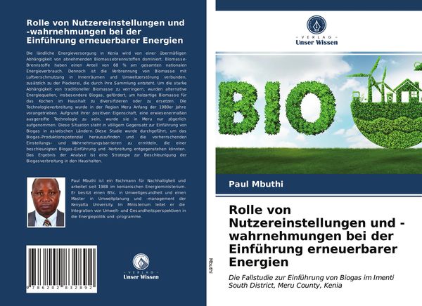 Produktbild: Rolle von Nutzereinstellungen und -wahrnehmungen bei der Einf&uuml;hrung erneuerbarer Energien