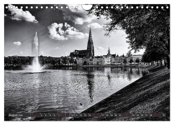 Produktbild: Ein Blick auf Schwerin (Wandkalender 2026 DIN A4 quer), CALVENDO Monatskalender