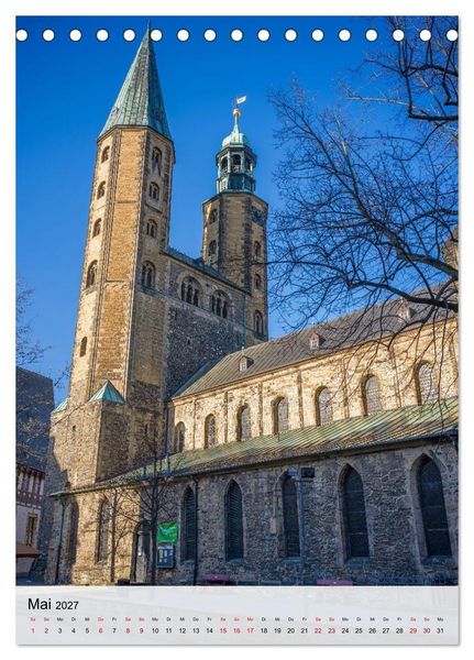 Produktbild: Goslar - Kaiserstadt und Welterbe (Tischkalender 2027 DIN A5 hoch), CALVENDO Monatskalender
