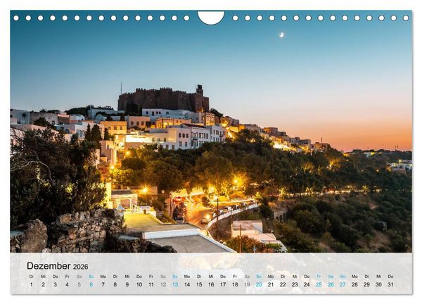 Produktbild: Patmos - Die heilige Insel (Wandkalender 2026 DIN A4 quer), CALVENDO Monatskalender