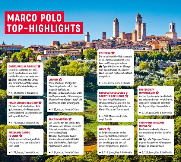 Produktbild: MARCO POLO Reisef&uuml;hrer Toskana