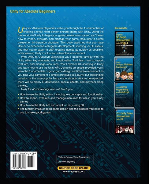 Produktbild: Unity for Absolute Beginners