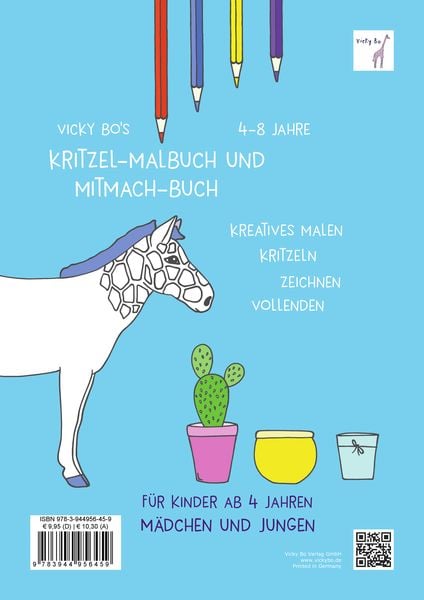 Produktbild: Kritzel-Malbuch und Mitmach-Buch. 4-8 Jahre