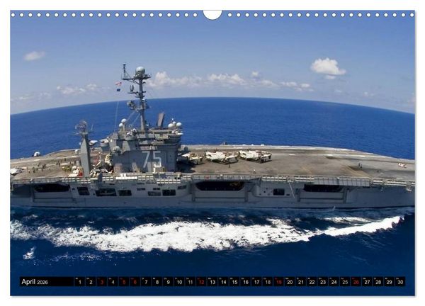 Produktbild: Kriegsschiffe der USA (Wandkalender 2026 DIN A3 quer), CALVENDO Monatskalender