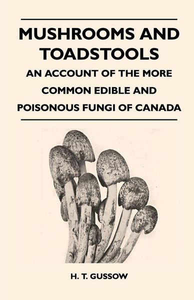 Produktbild: Mushrooms And Toadstools - An Account Of The More Common Edible And Poisonous Fungi Of Canada