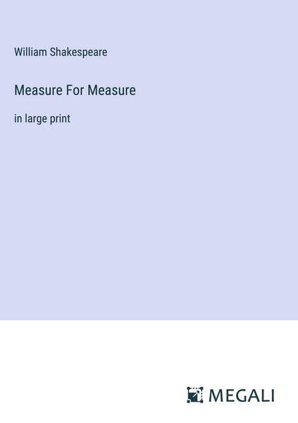 Produktbild: Measure For Measure