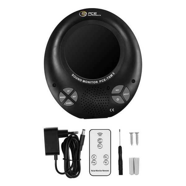 Produktbild: PCE Instruments Schallpegel-Messger&auml;t Datenlogger, Farbdisplay PCE-TSM 5 35 - 135 dB 31.5 Hz - 8000 Hz Klinkenstecker 3.5 mm