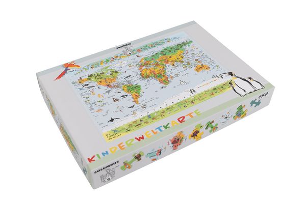 Produktbild: Die Kinderweltkarte als Puzzle