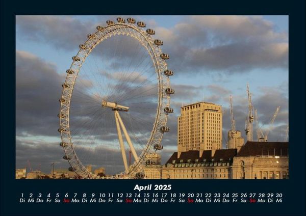 Produktbild: London 2025 Fotokalender DIN A4