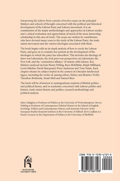 Produktbild: Interpreting the Labour Party