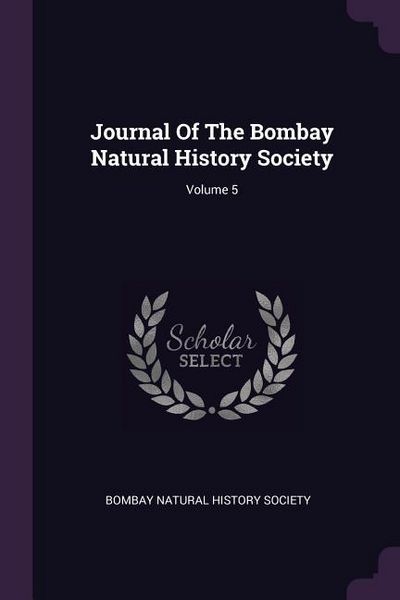 Produktbild: Journal Of The Bombay Natural History Society; Volume 5
