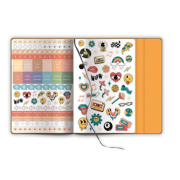 Produktbild: TR&Ouml;TSCH - Sch&uuml;lerkalender mit Klappe Black 26/27