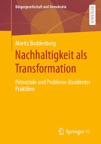 Nachhaltigkeit als Transformation, Taschenbuch von Moritz Boddenberg, Springer Fachmedien Wiesbaden GmbH, 9783658376741