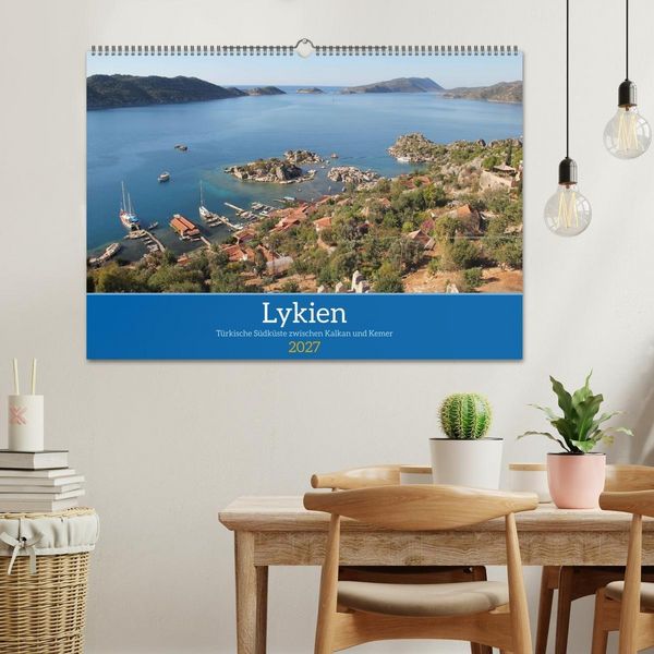 Produktbild: Lykien. T&uuml;rkische S&uuml;dk&uuml;ste zwischen Kalkan und Kemer (Wandkalender 2027 DIN A2 quer), CALVENDO Monatskalender