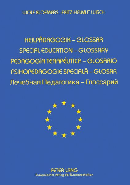 Produktbild: Europ&auml;isches Glossar zur Heilp&auml;dagogik