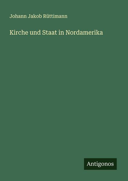 Produktbild: Kirche und Staat in Nordamerika