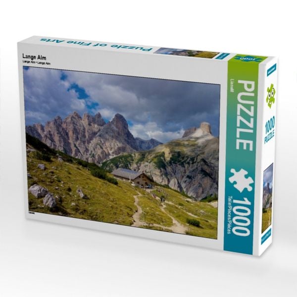 Produktbild: CALVENDO Puzzle Lange Alm | 1000 Teile Lege-Gr&ouml;&szlig;e 64x48cm Foto-Puzzle f&uuml;r gl&uuml;ckliche Stunden
