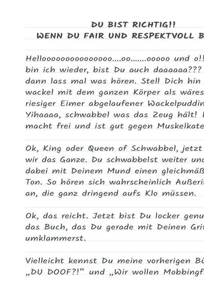 Produktbild: Du bist richtig! Sei fair und respektvoll!